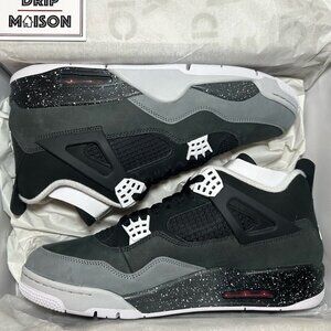 UK 8.5 - Nike Air Jordan 4 Retro Fear (2024) 😱🔥 - BNIB ✔️